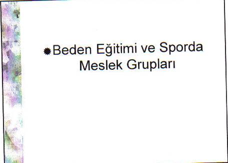 Spor Bilimi - Konu 10 