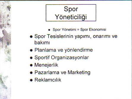 Spor Bilimi - Konu 10 