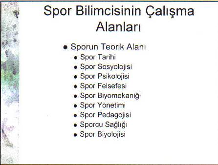 Spor Bilimi - Konu 10 