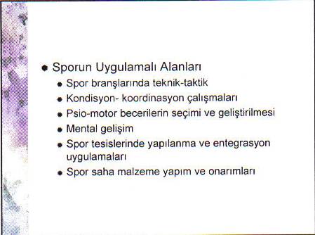Spor Bilimi - Konu 10 