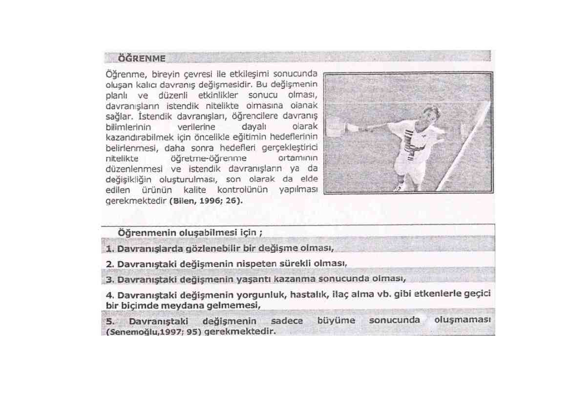 Spor Bilimi - Konu 2 