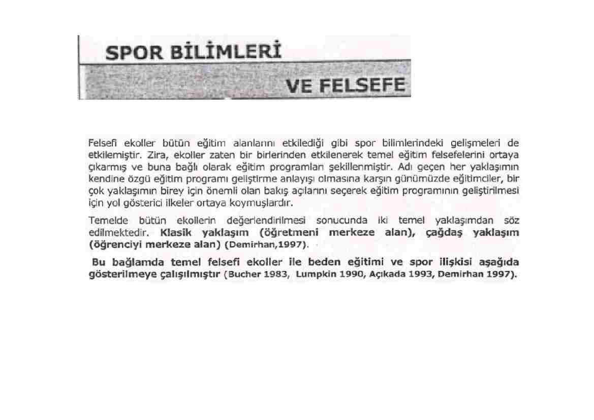 Spor Bilimi - Konu 5 