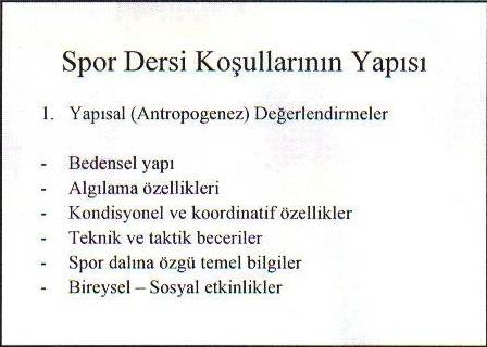 Spor Bilimi - Konu 7 