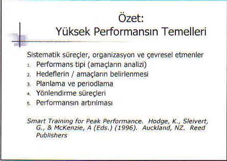 Spor Bilimi - Konu 8 