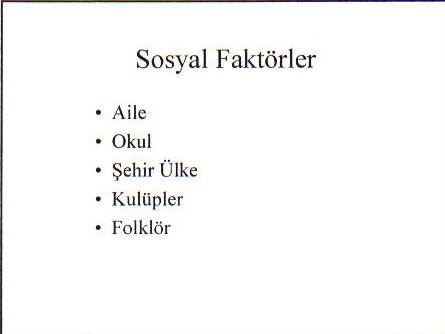 Spor Bilimi - Konu 9 